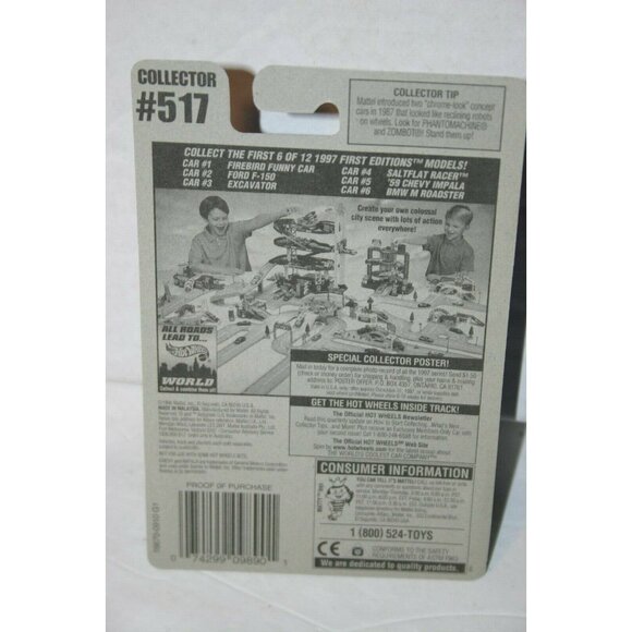 Hot Wheels 1997 First Editions '59 Chevy Impala # 517 gold wired wheels - Picture 4 of 4